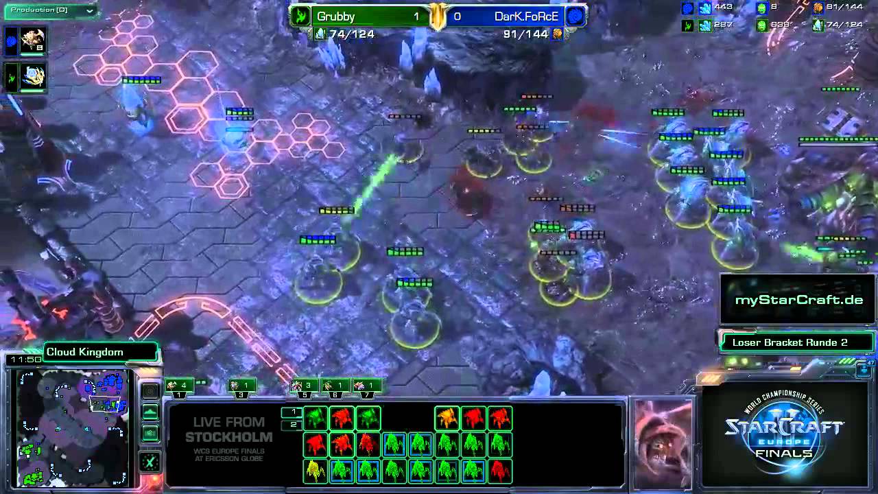 #121 DarKFoRcE vs Grubby - WCS Europe Finals