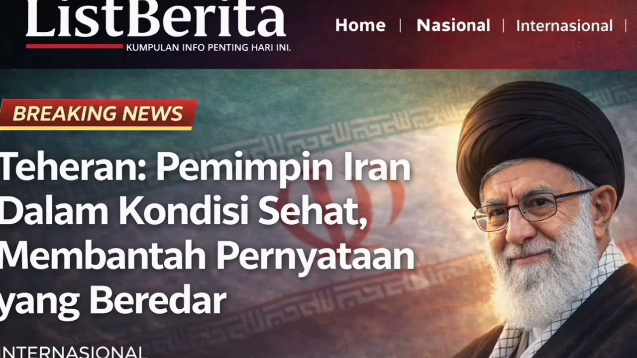 Alhamdulillah Pemimpin Iran Keadaan Sehat Wal'afiat #publik #timurtengah #iran
