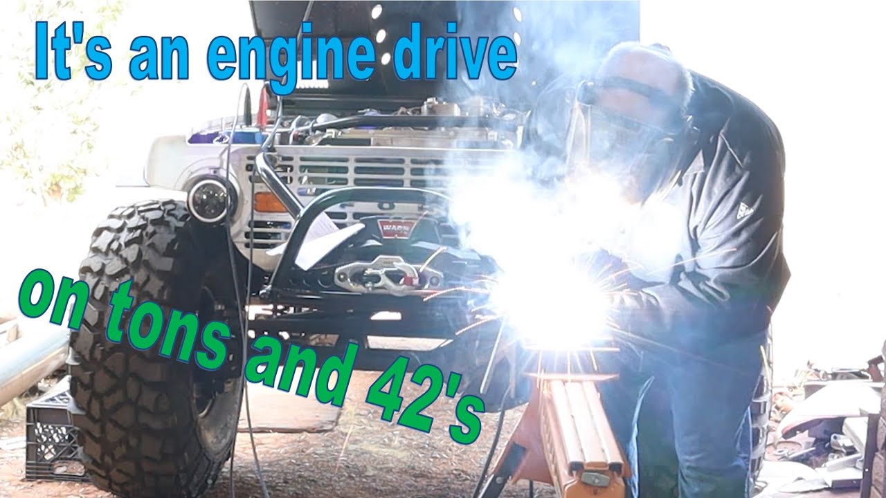 Firing up the Bronco and testing out the Premier Power Welder. This thing is great.