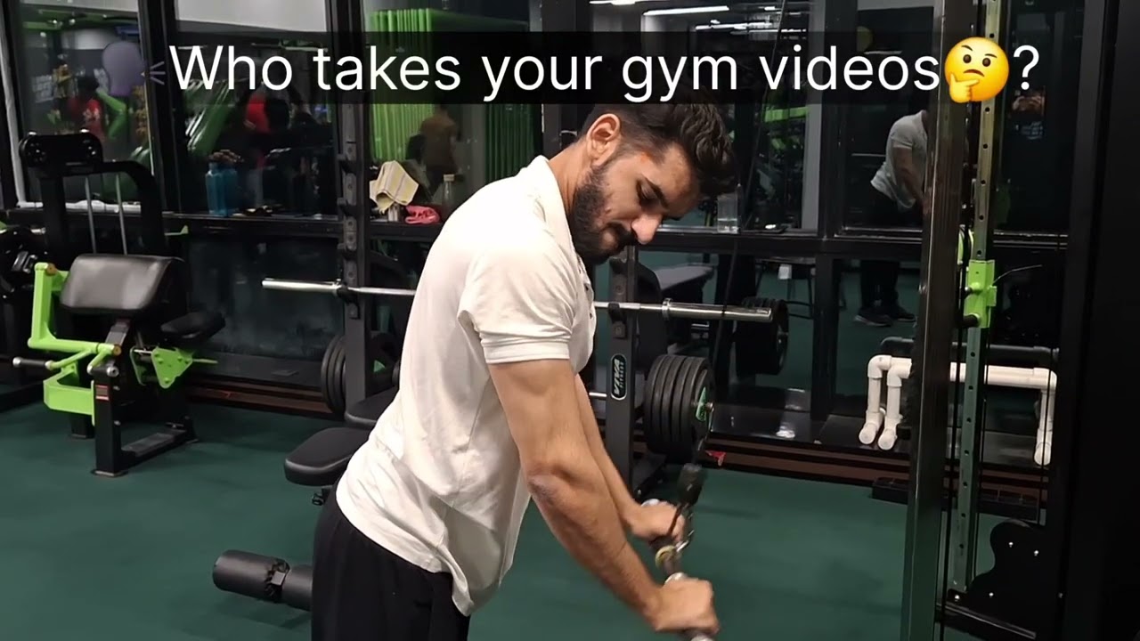 Workout with gym bro...
