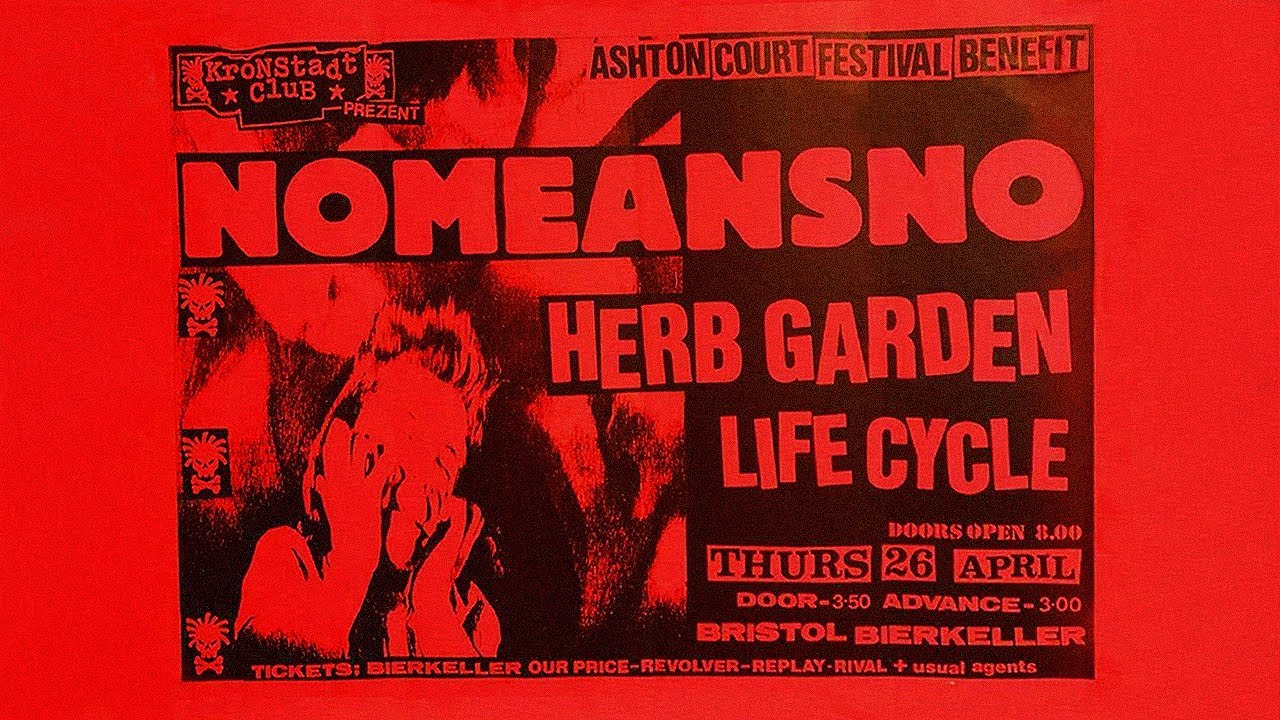 Nomeansno - Bierkeller, Bristol, England 26.04.1990
