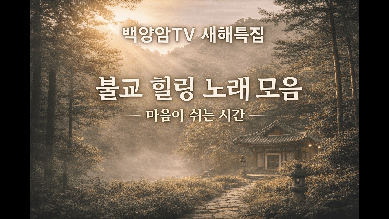 백양암tv 설특집 힐링노래 모음집