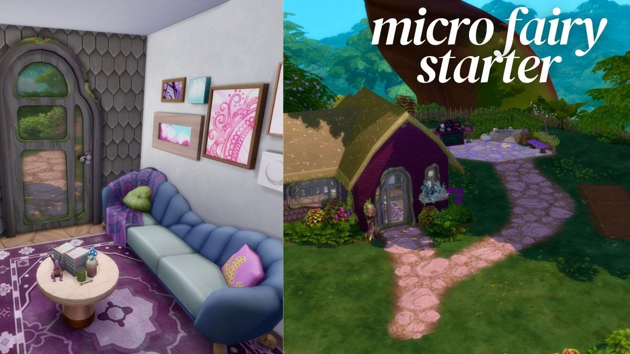 Micro Fairy Home 🧚 - The Sims 4 Speed Build