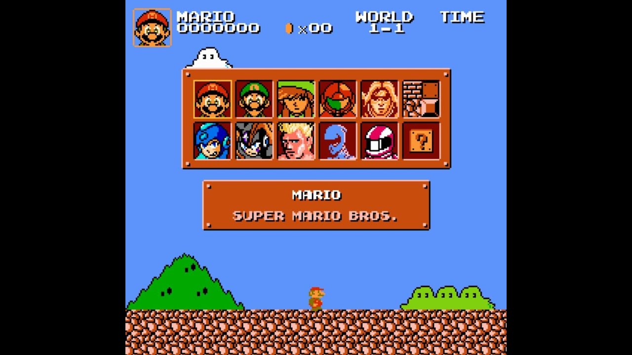 Super Mario Bros. Crossover v.3.1.21 (playing as Bill Rizer from Contra)