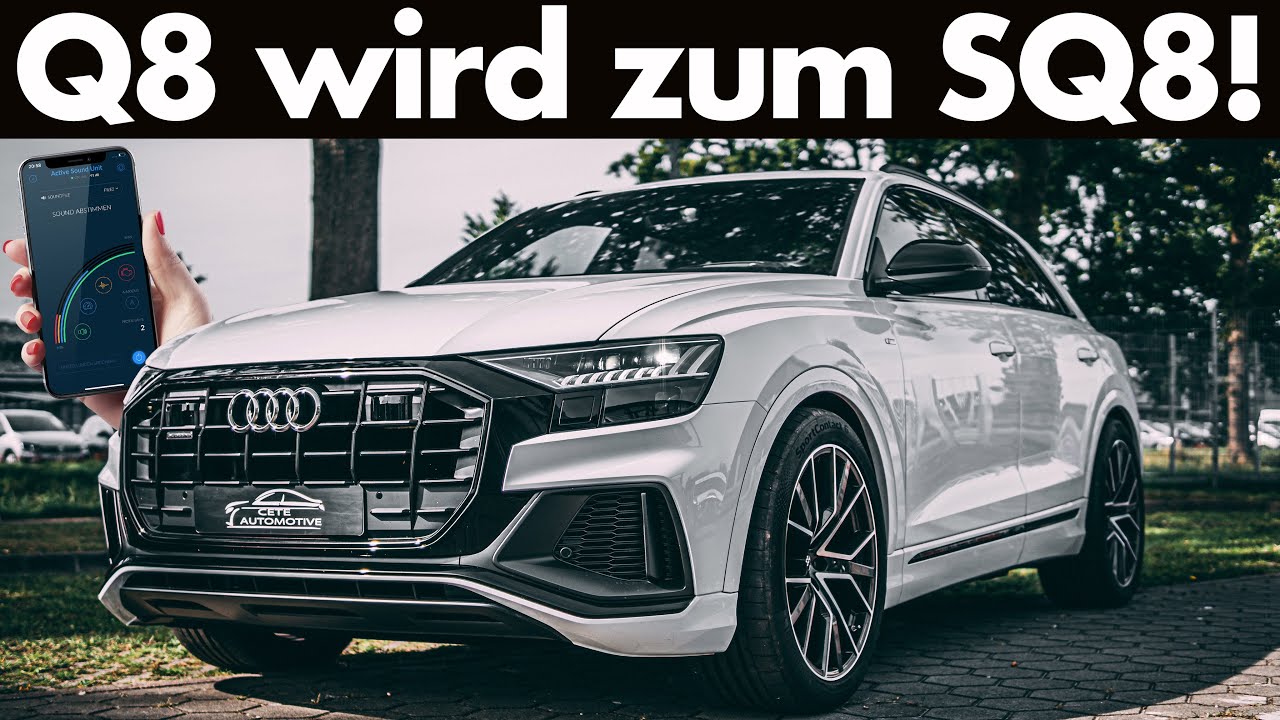 Brutaler Active Sound & Endrohre für den Audi Q8 | Cete Automotive