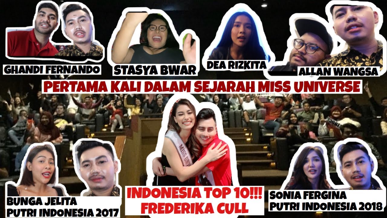 NONBAR MISS UNIVERSE 2019 INDONESIA PECAH REKOR MASUK TOP 10 !!! || INDONESIAN REACTION
