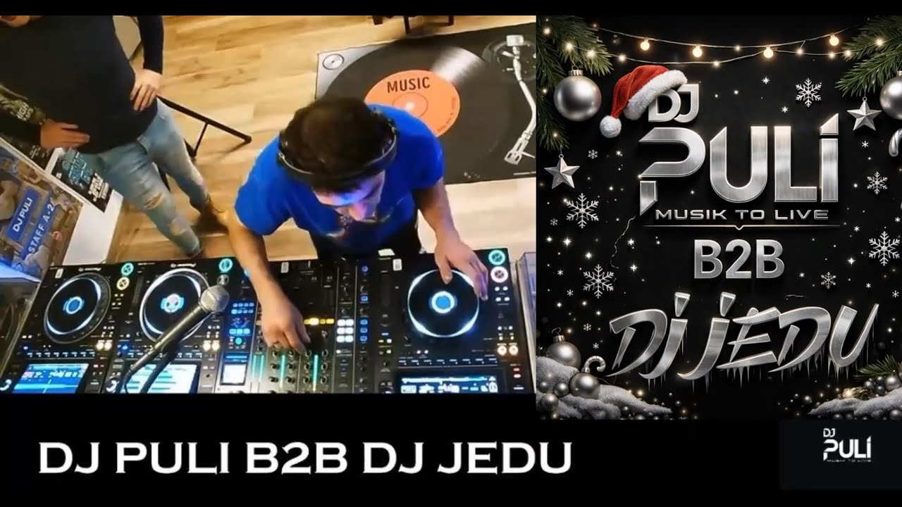 DJ PULI B2B DJ JEDU-SESIÓN MAKINA ESPECIAL NAVIDAD 2025+Link descarga mp3.