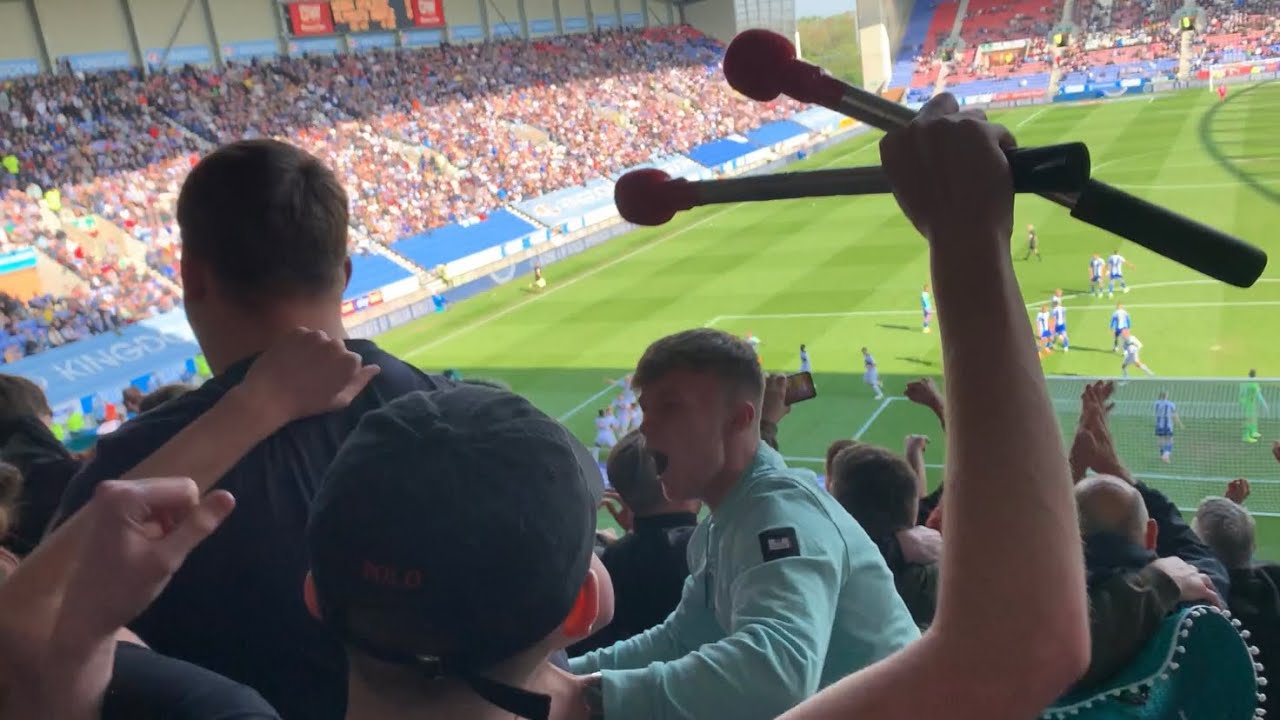 Insane away limbs / Pyros as the playoff race comes down to the last game of the season must watch!!