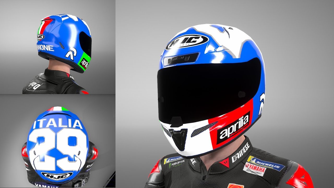 MotoGP19 - Iannone Special Mugello Helmet 2019 (Helmet Editor)