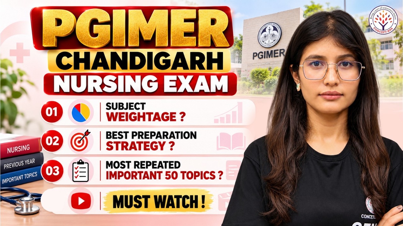 PGIMER Chandigarh Nursing Officer | PGIMER Syllabus & Important Topics | PGIMER Nursing Vacancy 2026