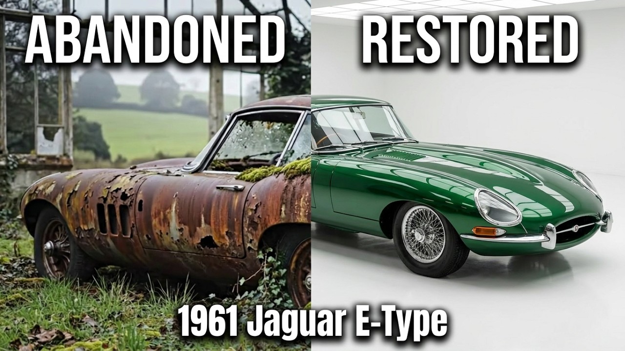 ASMR Car Restoration: 1961 Jaguar E-Type Series 1 | Full Abandoned Rebuild