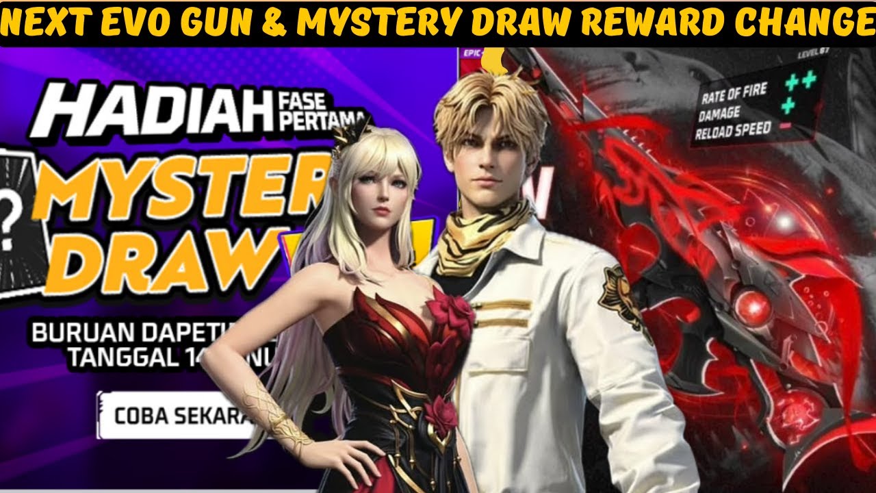 FF Indonesia Server 😱 NEXT Evo Gun Return + Mystery Draw Rewards Changed! | New Event Today