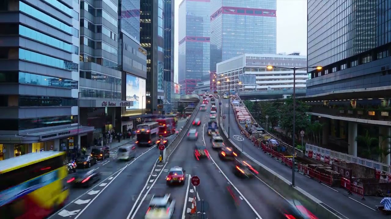 Timelapse Of City - Stock Video Free To Use HD 4K