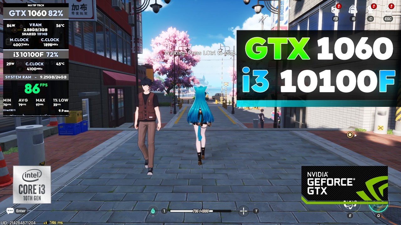 NTE: Neverness To Everness on GTX 1060 - Benchmark