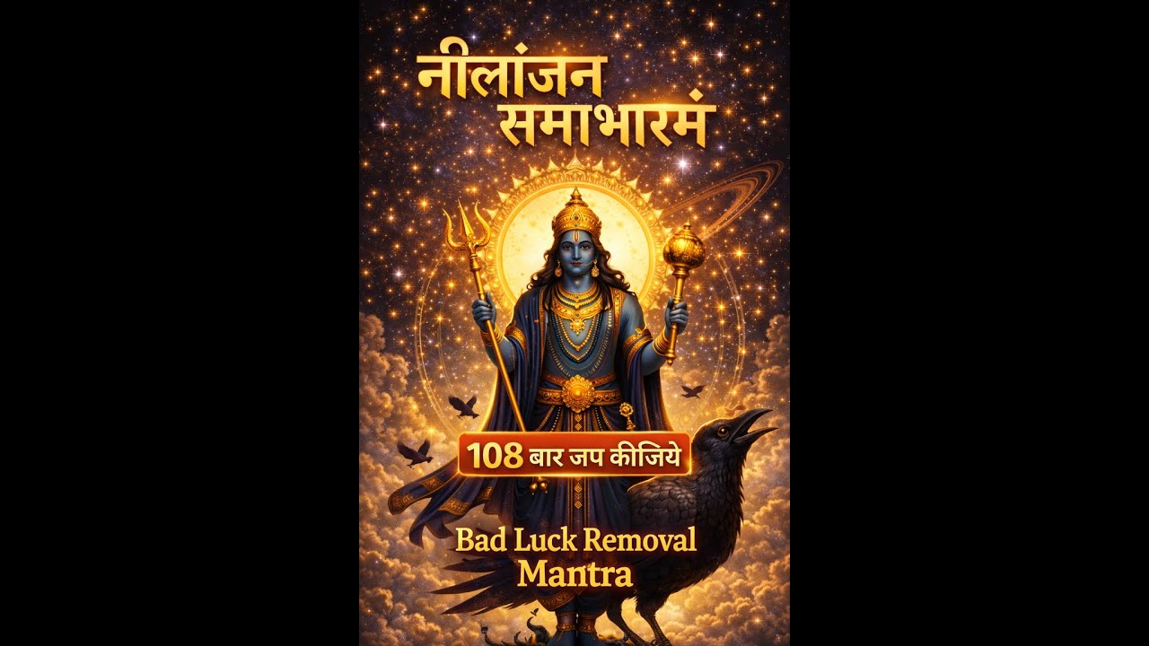 🕉️ Listen Daily & Change Your Destiny 🔱 Neelanjana Samabhasam Shani Mantra 🌟
