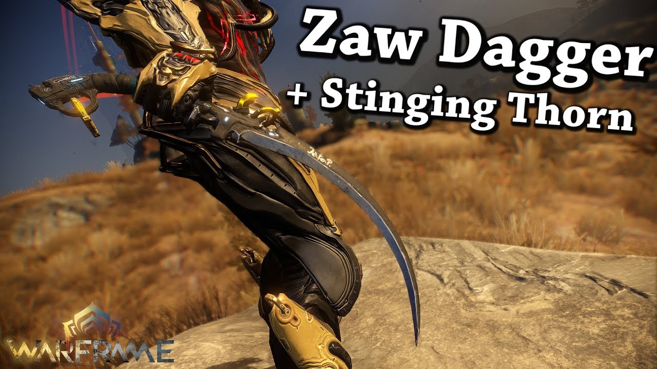 Warframe | Zaw Dagger (+ Stinging Thorn)