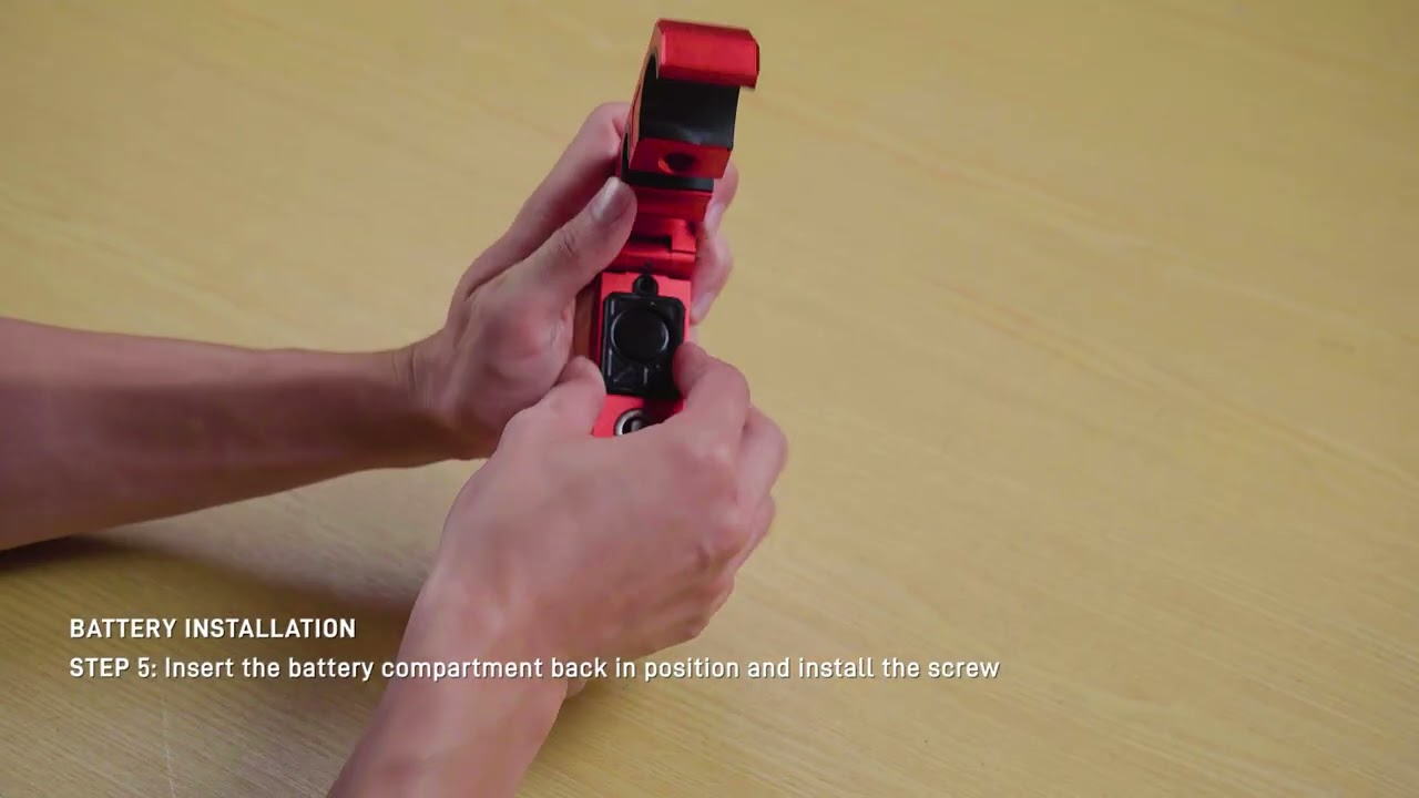 [KOVIX Alarmed Grip Lock KHL]  Battery Installation + Alarm Activation