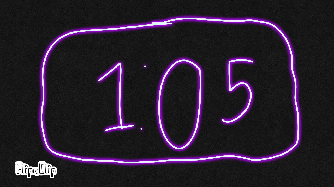 FlipaClip - Purple Glowing 2 Minutes Countdown