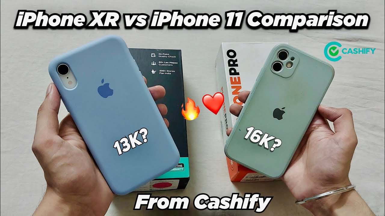 iPhone XR vs iPhone 11 Comparison Review From @CashifyOfficial  | Good Condition | Abhay FTW
