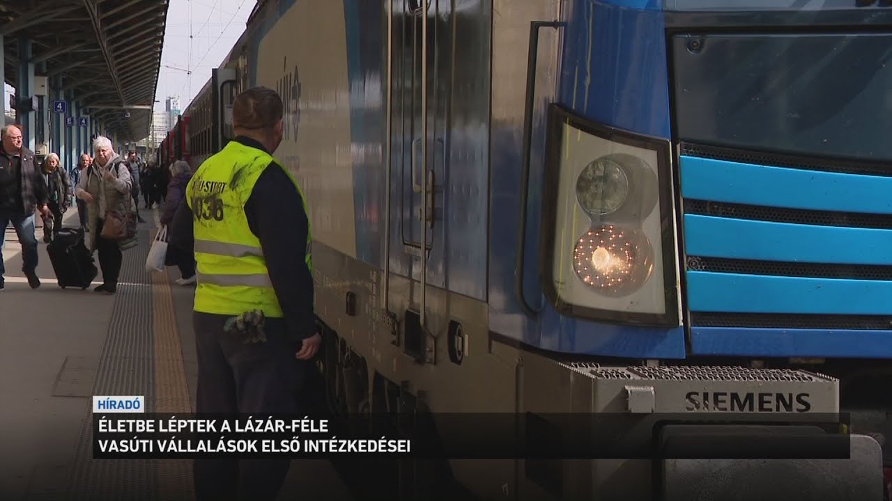 Életbe léptek a Lázár féle vasúti vállalások első intézkedései