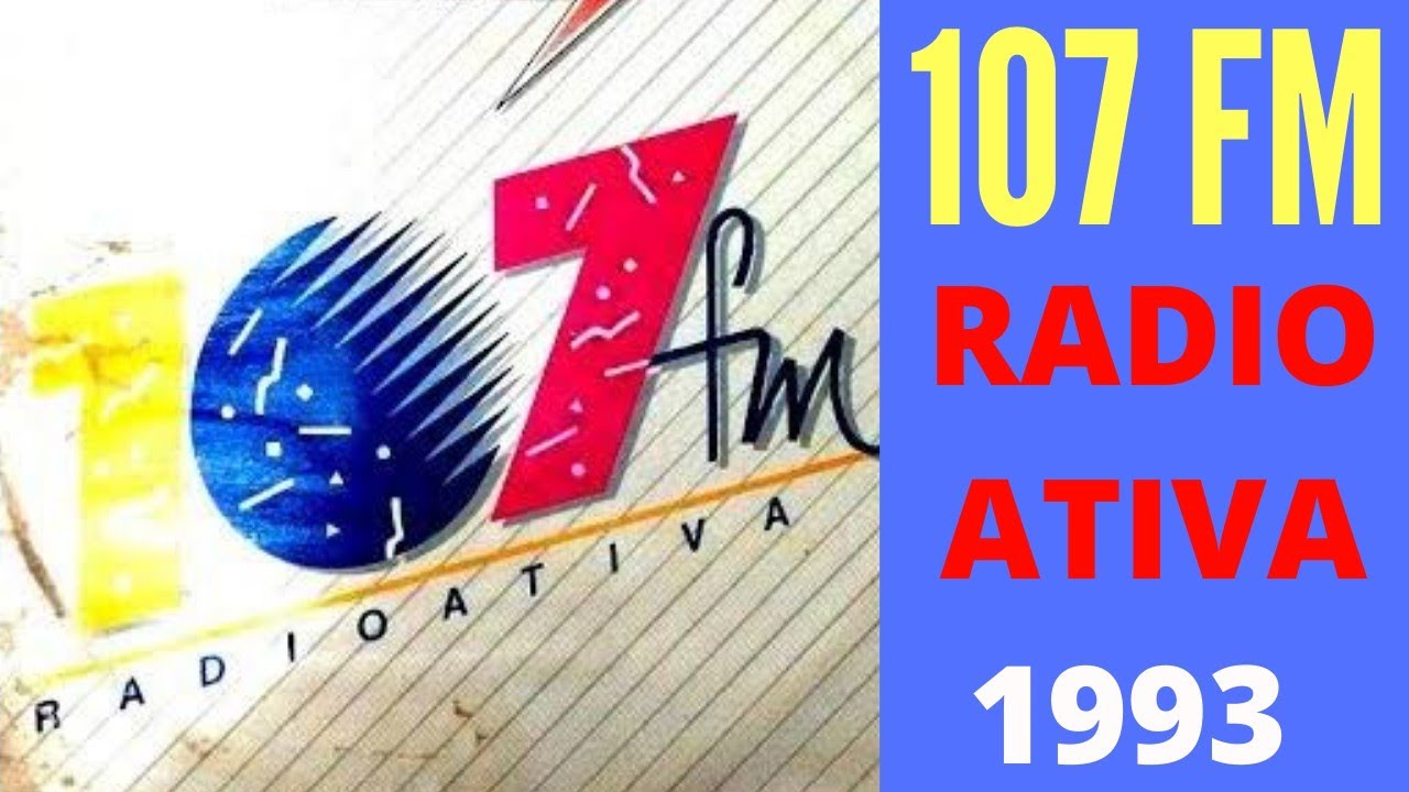 RADIO ATIVA 107 FM - BELO HORIZONTE - 1993 (A rádio do estudante)