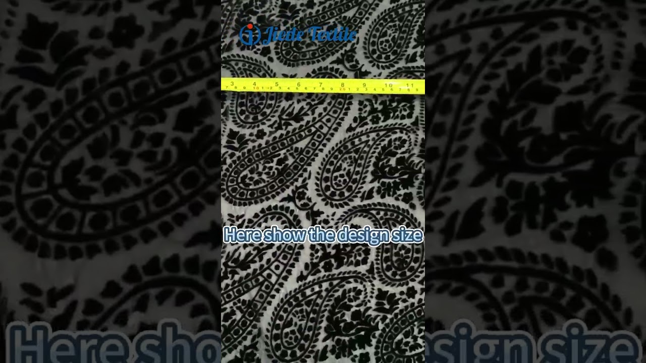 This is rayon nylon paisley burnout velvet fabric. Welcome to inquiry. #velvet