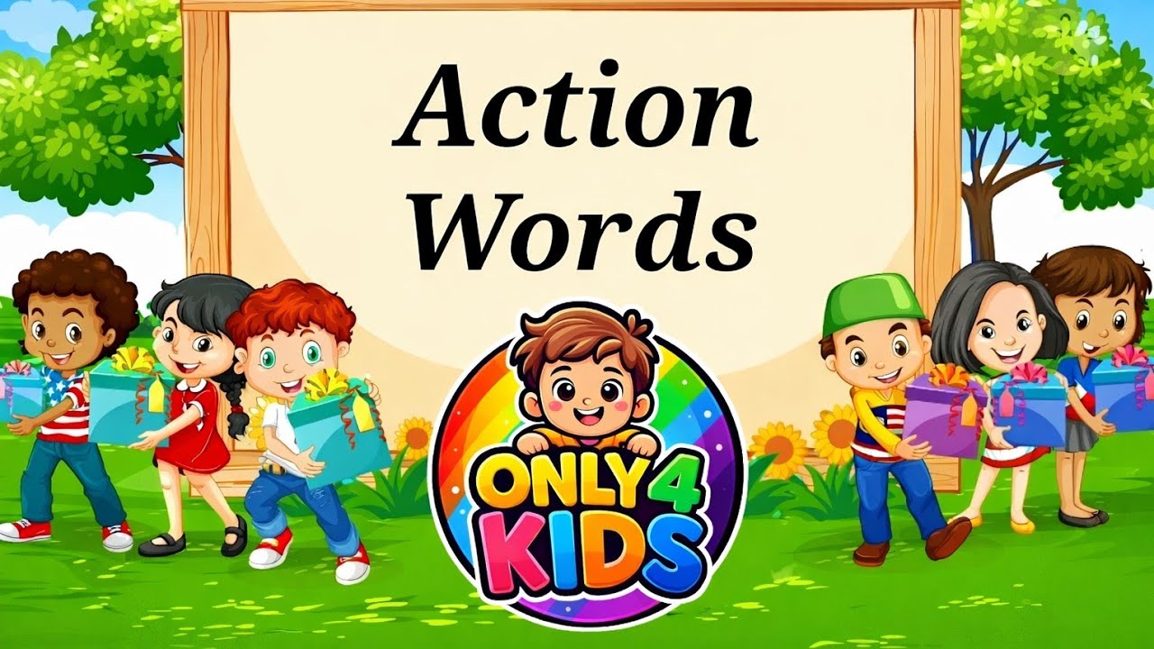 Action word name || action word verb|| action verb| action word with animation in English and Hindi 