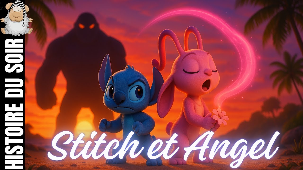 Stitch et Angel🚀la rencontre l histoire raconté  l histoire du soir l gentil extraterrestre