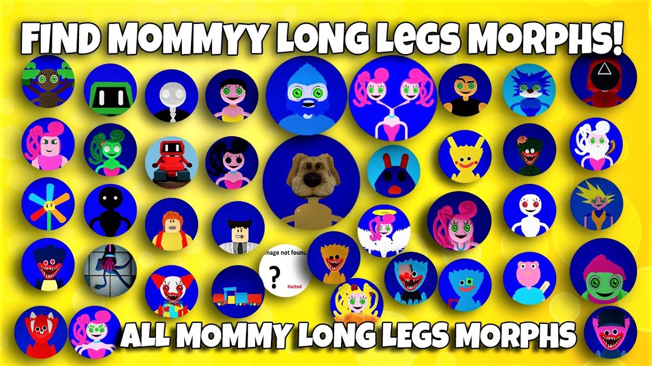 ROBLOX - Find Mommy Long Legs Morphs! - ALL BADGES