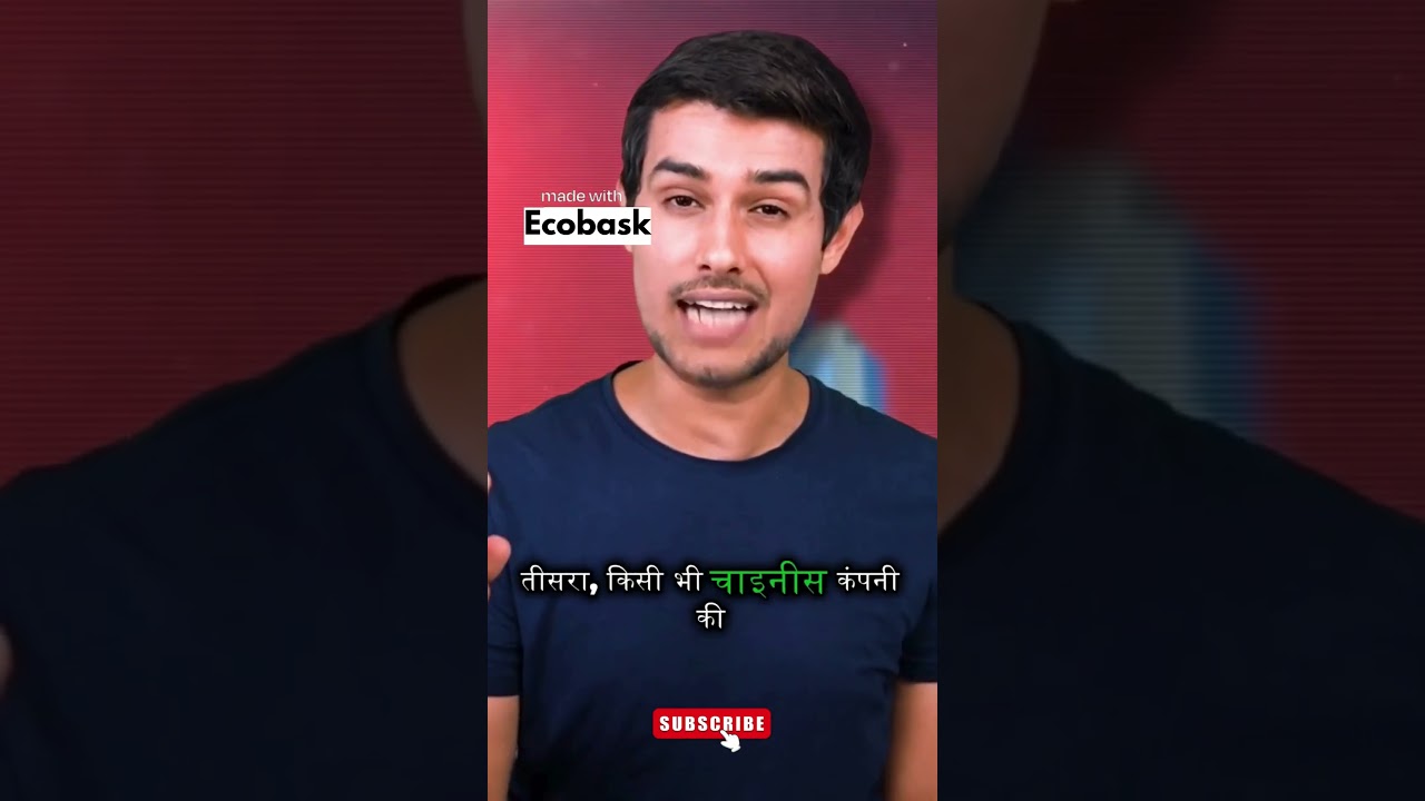 Reality of Dhruv Rathee  🙌💖| #ecobask #dhruvrathee