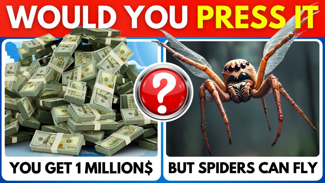 Would You Press The Button - HARDEST Choices Ever! 😱🔴