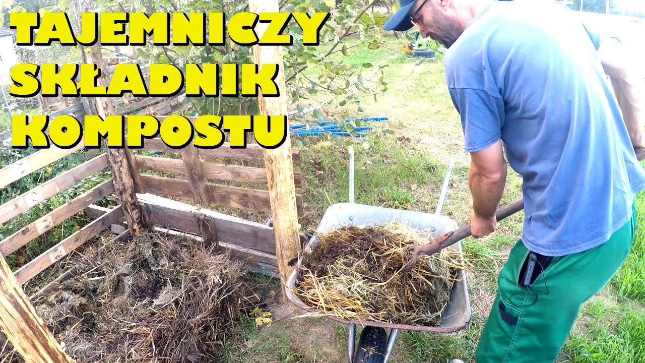 Nowy kompostownik prawie pełen 😅