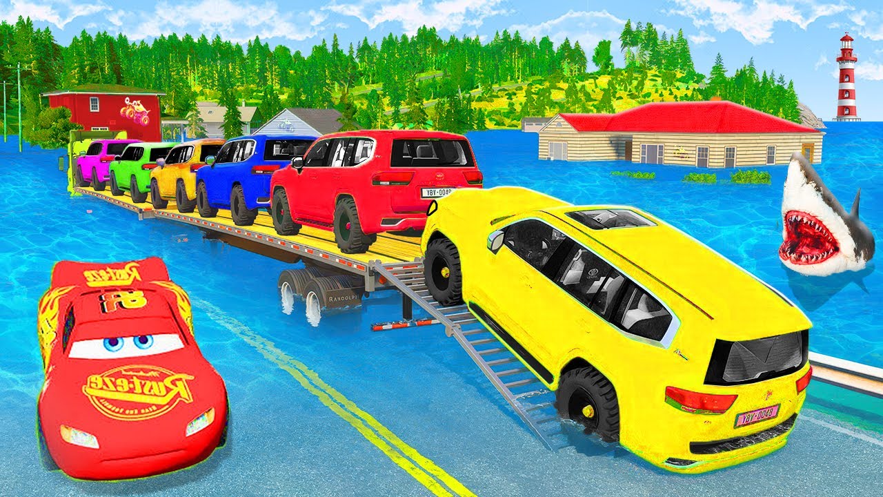 Truck Convoy Chaos vs Speed Bumps – Massive Crash Chain – BEAMNG Part 11. 💥
