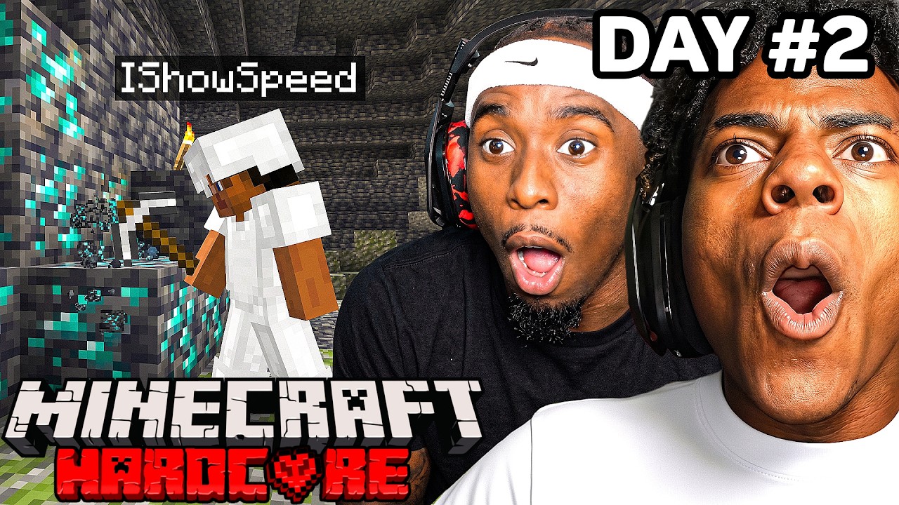 MINECRAFT HARDCORE ALL BOSSES DAY 2 🍄🔨🧟&zwj;♂️ft. KaiCenat