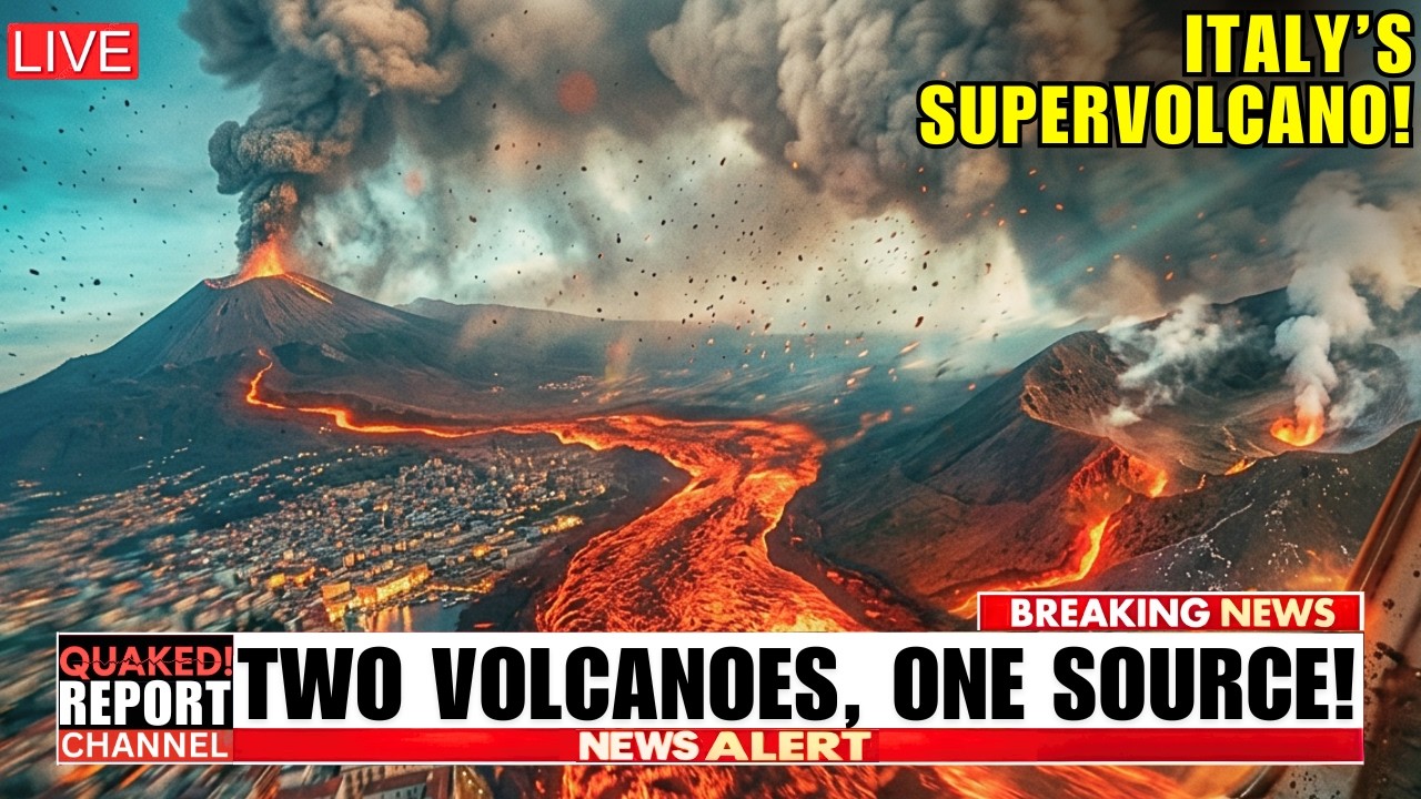 Campi Flegrei And Vesuvius Are Sharing Magma At 8KM Deep - 3 Million People Live Above It!