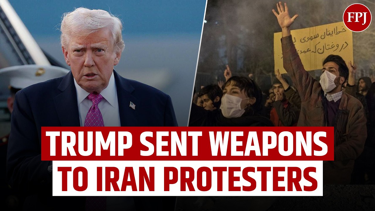 Trump Claims US Sent Guns to Iran Protesters, Says Kurds May Have Taken Them