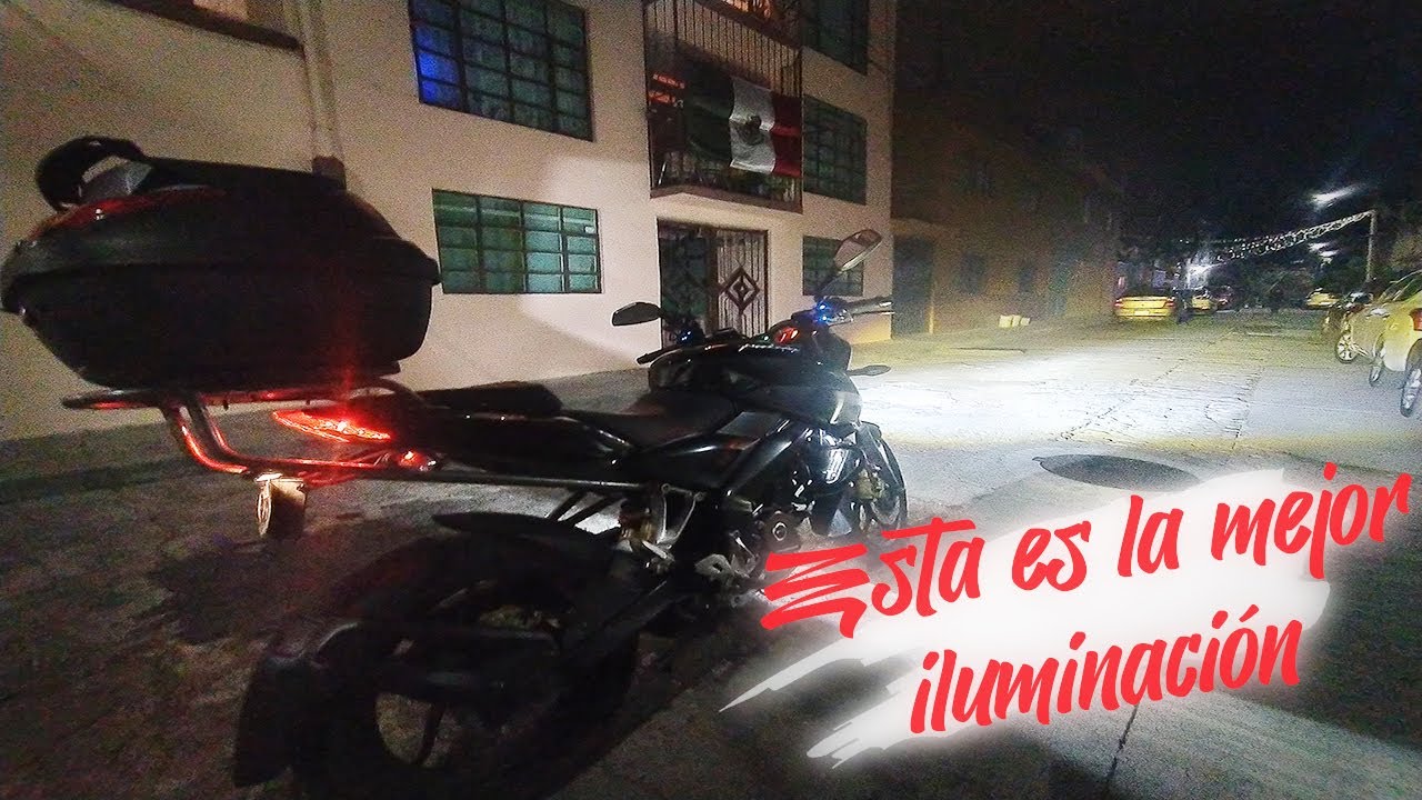 Esta es la mejor iluminación para tu motocicleta !!! // Foco Hyper led y lupas auxiliares