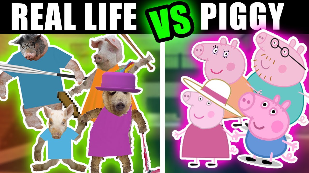 PIGGY FAMILY VS REAL LIFE... | Piggy Meme Review #17 👏👏