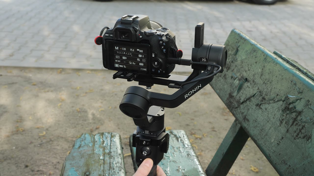 DJI Ronin SC and Canon 250d Connected