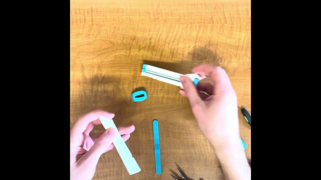 3D-Printed Toy OTF Switchblade Uncut Assembly