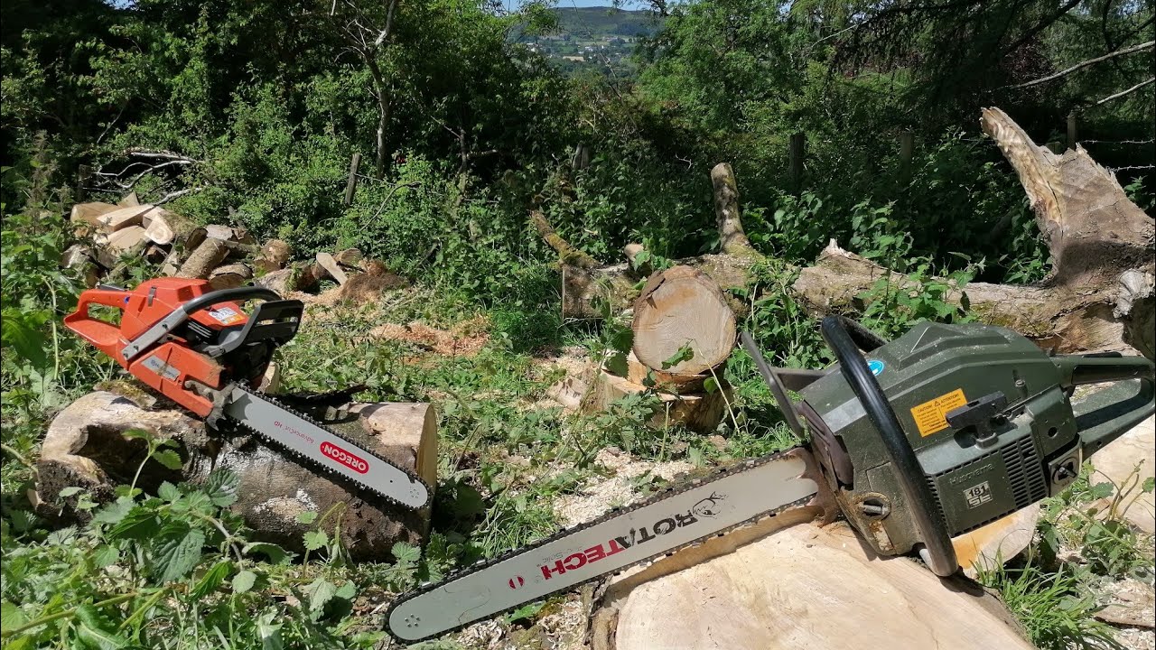 Solo Logging - Husqvarna 181 Se and 365 X Torq - Noodling Mountain Wood - Firewood 2022/23