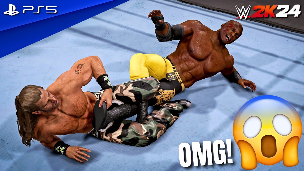 WWE 2K24 - Bobby Lashley vs. Shawn Michaels - Submission Match at Night Of Champions | PS5™ [4K60]