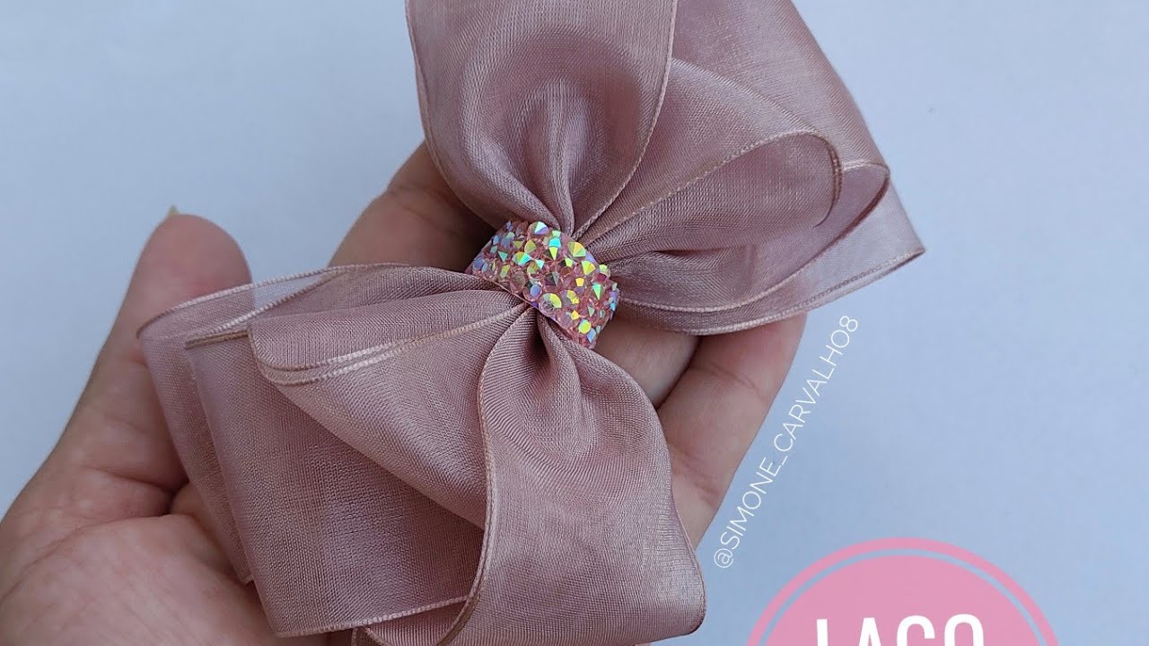 Laço de Organza fita N 9 (Laço Formosura)