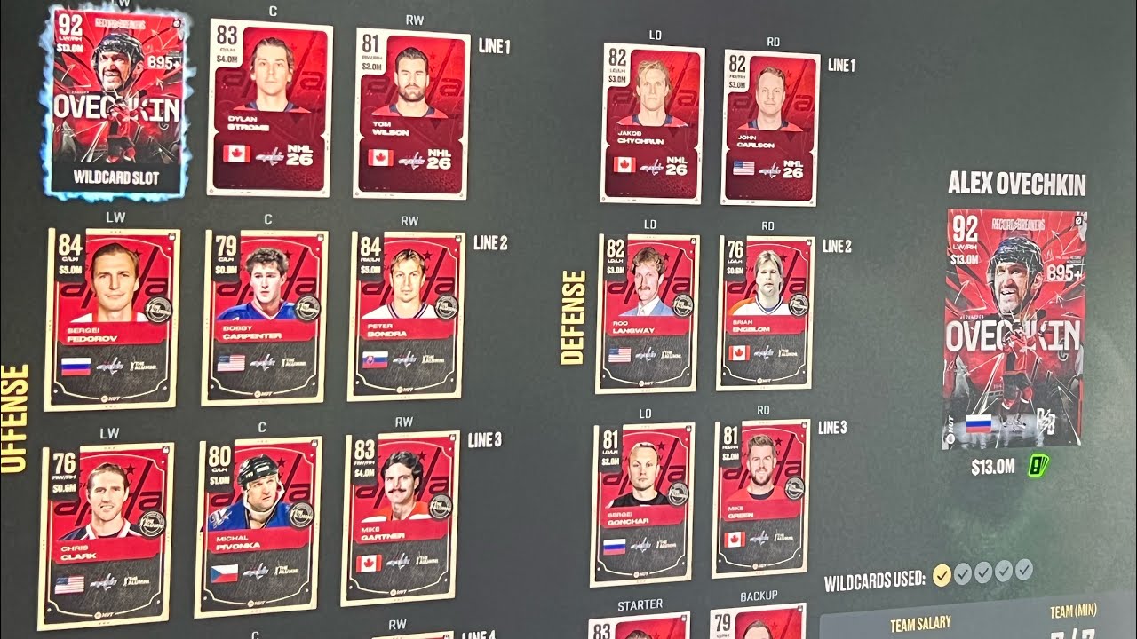 NHL 26! NEW SS ORIGINS CARDS, OP GAMEBREAKERS (94 MCJESUS) WASHINGTON CAPITALS 🦅 WC AND MOMENTS OBJS