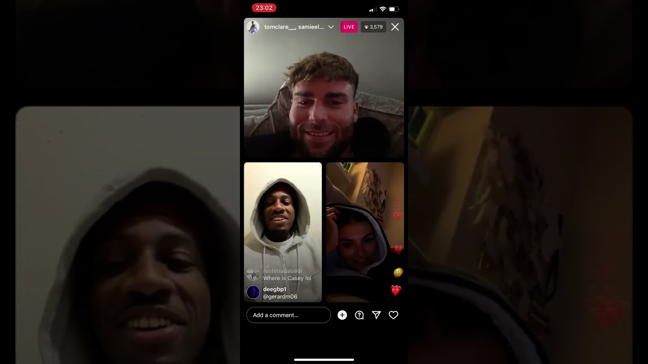 LIVE - Tom shaq and samie 11.04.23