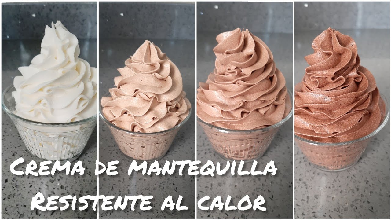 Crema de mantequilla Resistente al Calor|Betun de Mantequilla |Chocolate |Moka|Vainilla