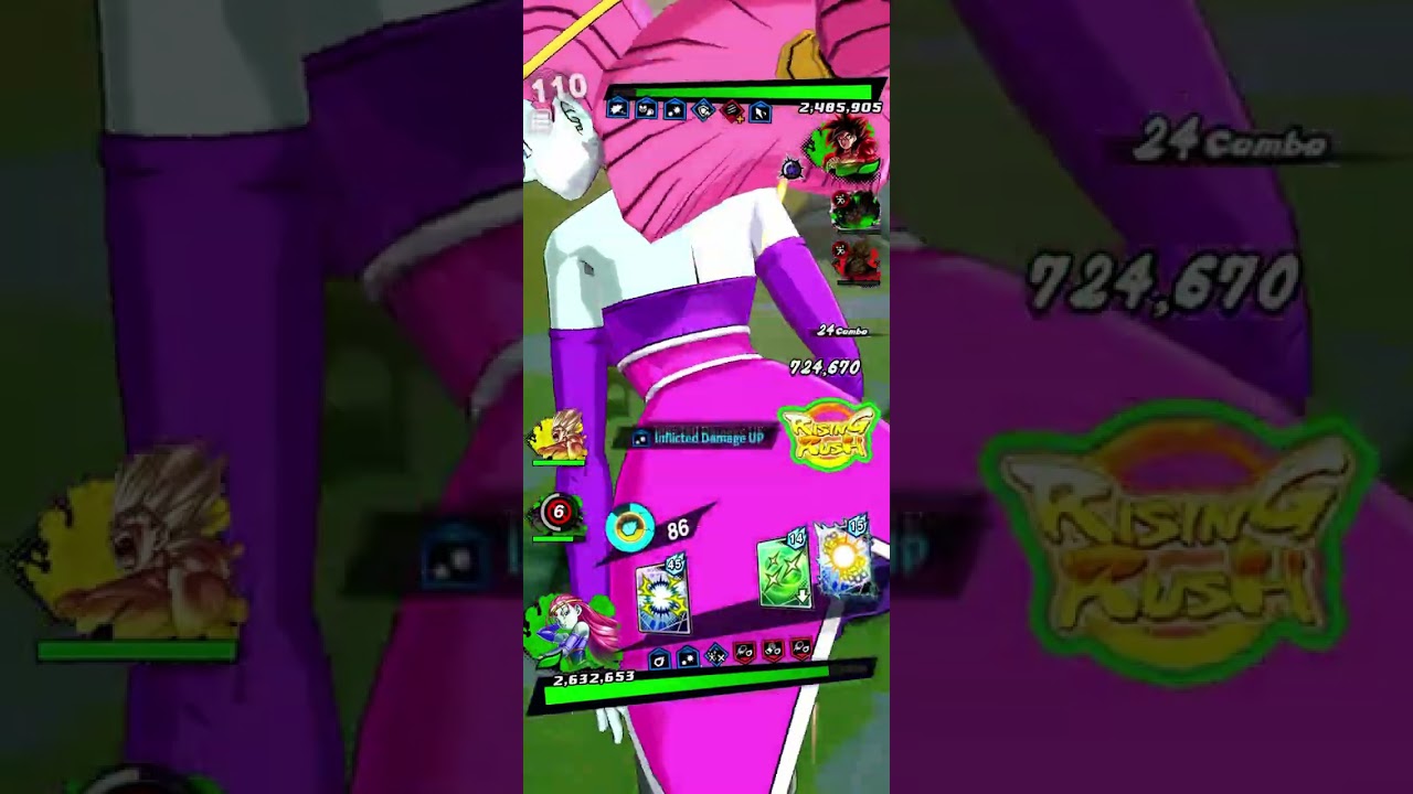 Dragon ball legends of blue gohan/ Kyawei sayain loe team 2