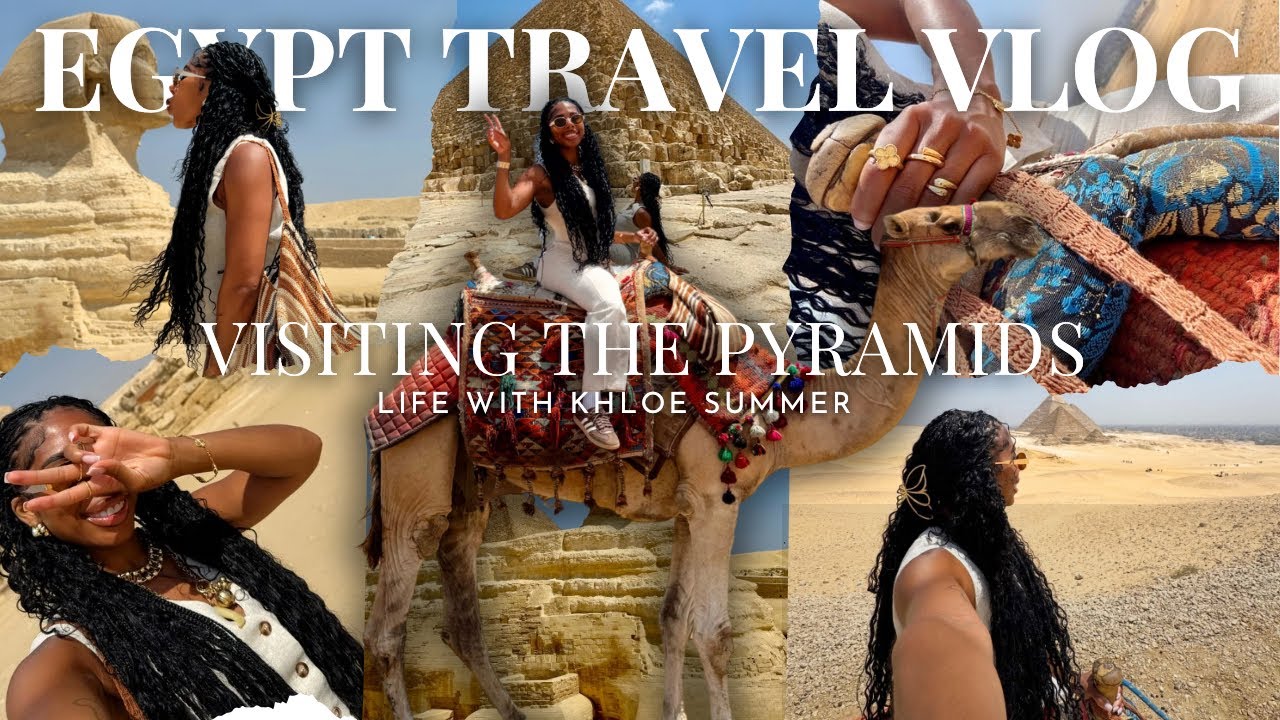TRAVEL VLOG| Cairo, Egypt|Beware of Scams!|Pyramid Tour|Camel+Horse Riding|Night Clubs| Foodie Vibes