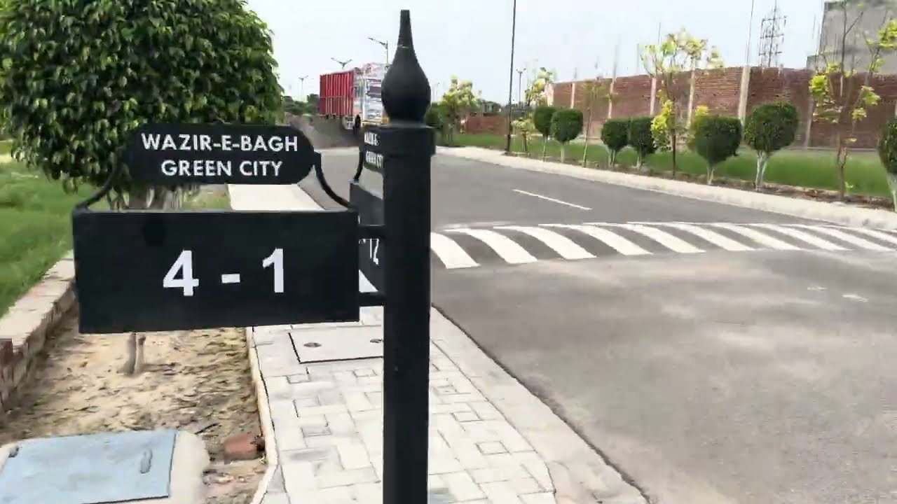 “Jannat Wargi Location! Wazir-e-Bagh Green City Full View 