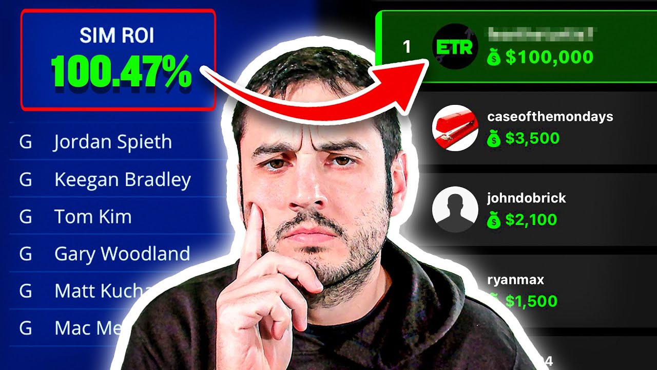 How to Use Golf Sims to Take Down DFS GPP Tournaments